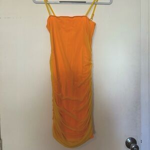 Orange Party Dress